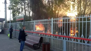 Пожар на станции Одинцово