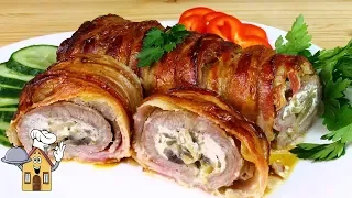 Потрясающее ГОРЯЧЕЕ блюдо на праздничный стол! Мясной рулет