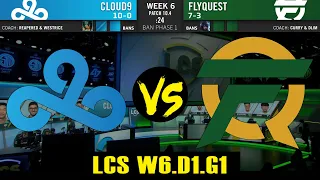 Cloud9 vs FlyQuest ► LCS W6.D1.G1 ► Spring ► C9 vs FLY