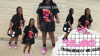 GRWM + Vlog: FIRST DAY OF SCHOOL | Freshman year | J4SIAH