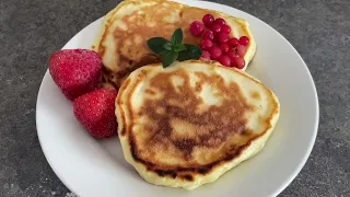 Cottage Cheese Pancakes.