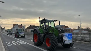 Demo Stadt Rundfahrt / Protestfahrt Regensburg // 14.01.2024