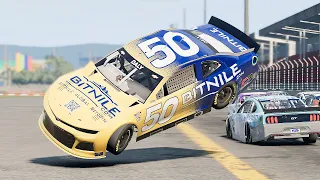 NASCAR Racing Crashes #89 | BeamNG Drive