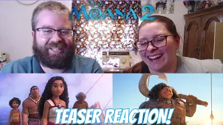 Moana 2 | Teaser Trailer REACTION!!!