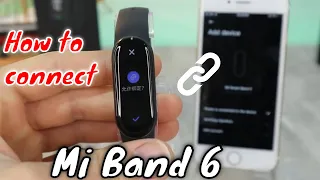 How to connect Xiaomi Mi Band 6 to iPhone with Xiaomi Wear IOS App