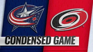 01/04/19 Condensed Game: Blue Jackets @ Hurricanes