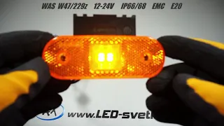 LED poziční světlo WAS W47/229z