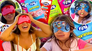 FIZ ELA ACERTAR O SABOR DA BALA FINI!!😱ft. Valentina Sobrinho