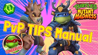 PvP Manual Tips #2 TMNT MUTANT MADNESS