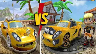 🔥 Comparando el LAMBINI  en Beach Buggy Racing 1 Y 2: ¿Cuál es el mejor?   | STIFF LXR