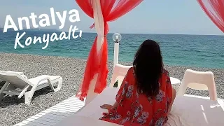Antalya VLOG - plaża Konyaaltı w Turcji | Kawa po turecku