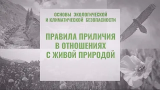 ПРАВИЛА ПРИЛИЧИЯ ДЛЯ МОЛОДЕЖИ В ОТНОШЕНИЯХ С ЖИВОЙ ПРИРОДОЙ