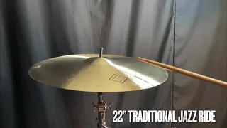 Istanbul Agop 22” Traditional Jazz Ride