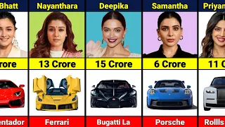 Most EXPENSIVE Car Of Famous Indian Actresses