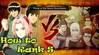 Naruto Ultimate Ninja Storm 3 How to get Rank S Seven Swordsmen of the Mist Boss Battle Legend Guide