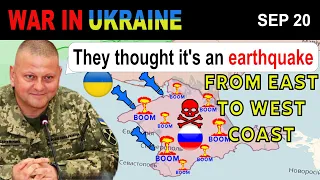 20 Sep: LOTS OF SMOKE! Ukrainians Conduct the BIGGEST STRIKE ON CRIMEA | War in Ukraine Explained