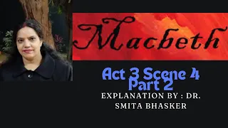 Macbeth - William Shakespeare Act 3 Scene II - Explanation Part 5