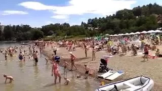 Plaża w Niedzicy ZAMAJERZ Jezioro Czorsztyńskie PIENINY