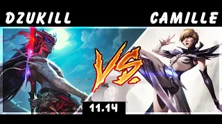 Dzukill | Yone vs Camille - Top Season 11 - Patch 11.14 - Yone Gameplay