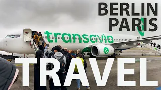 Berlin to Paris Flight - Walking Tour 4K LIVE || Weekend in Paris - Part 1