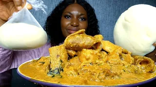Cook and Eat With Me delicious peanuts soup with fufu