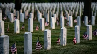 Memorial day ceremony 🖤 Honoring the Vietnam War's Unknown Soldier 🇺🇸 Ronald Reagan 1984 * PITD