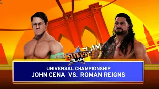 Roman Reigns Vs John Cena WWE Universal Championship Match | WWE2K20 Gameplay