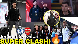 Crazy Scenes!🔥Artata,Saka,Partey & Arsenal Players STORM Stamford Bridge!💪Chelsea Vs Arsenal,Derby