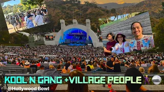 Village people and kool n de gang concert @hollywood bowl wit de grandma and brother