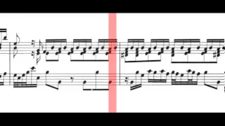 BWV 914 - Toccata in E Minor (Scrolling)