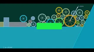 Force momentum inertia and Newton's law of motion #physicssimulation #physics