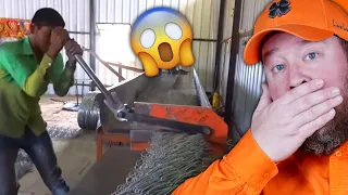 So THIS is How They Make Chain Link Fence?! Machine Made vs Hand Woven - Fence Expert Reaction
