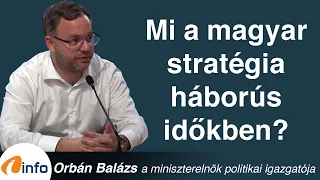 What is Hungarian strategy in wartime? Balázs Orbán, Inforádió, Arena