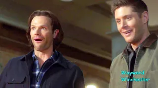 Jared Padalecki's Brain Fart On Set | Supernatural Season 15 GAG REEL BLOOPERS Vs Actual Scenes