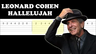 Leonard Cohen - Hallelujah (Easy Guitar Tabs Tutorial)