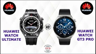 Huawei Watch Ultimate vs Huawei Watch GT 3 Pro || Full Comparison ⚡ Which one is Best...