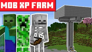 Simple Mob XP Farm Minecraft 1.20.4 - EASY DESIGN