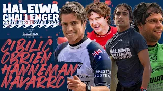 Morgan Cibilic, Liam O'Brien, Eli Hanneman, Matheus Navarro | Haleiwa Challenger Round of 64