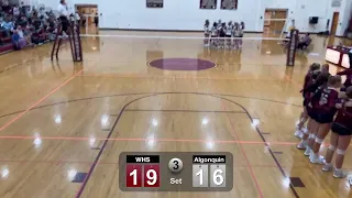 WHS VB Varsity vs Algonquin