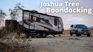 FREE Joshua Tree National Park Camping | Full Time RV Living