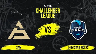 sAw vs Movistar Riders | Карта 2 Overpass | ESL Challenger League Season 41 : Europe