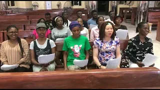 Sanctus in Portuguese | Jude Nnam in Rehearsal with St Gabriel Catholic Chaplaincy Choir, CSN, Abuja