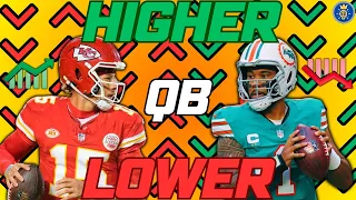 2024 FANTASY HIGHER OR LOWER: Which QB's Repeat Top 12? | Dynasty Football