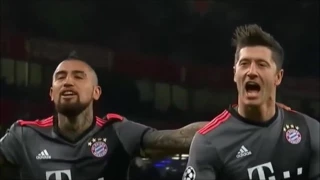 Arsenal 1-5 Bayern Munich (2-10 on aggregate) 2nd leg CL 1st KO Rnd