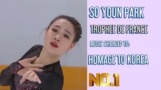 2016 Trophee De France  So youn PARK FS (Music Changed) 2016 피겨 그랑프리 4차 박소연.