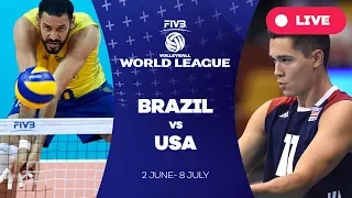 Brazil v USA - Group 1: 2017 FIVB Volleyball World League