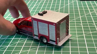 1/64th scale Kitbash Ford F-550 mini rescue