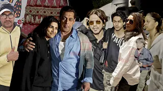 Salman Khan, Shahrukh Khan with Family, Aamir Khan Leaving Jamnagar after Anant-Radhika Pre Wedding