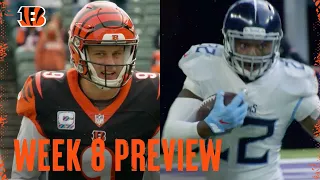 Week 8 Game Preview vs. Titans w/ CBS Sports Adam Archuleta | Cincinnati Bengals