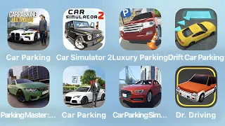 Car Parking, Car Simulator 2, Luxury Parking, Drift Car Parking and More Car Games iPad Gameplay